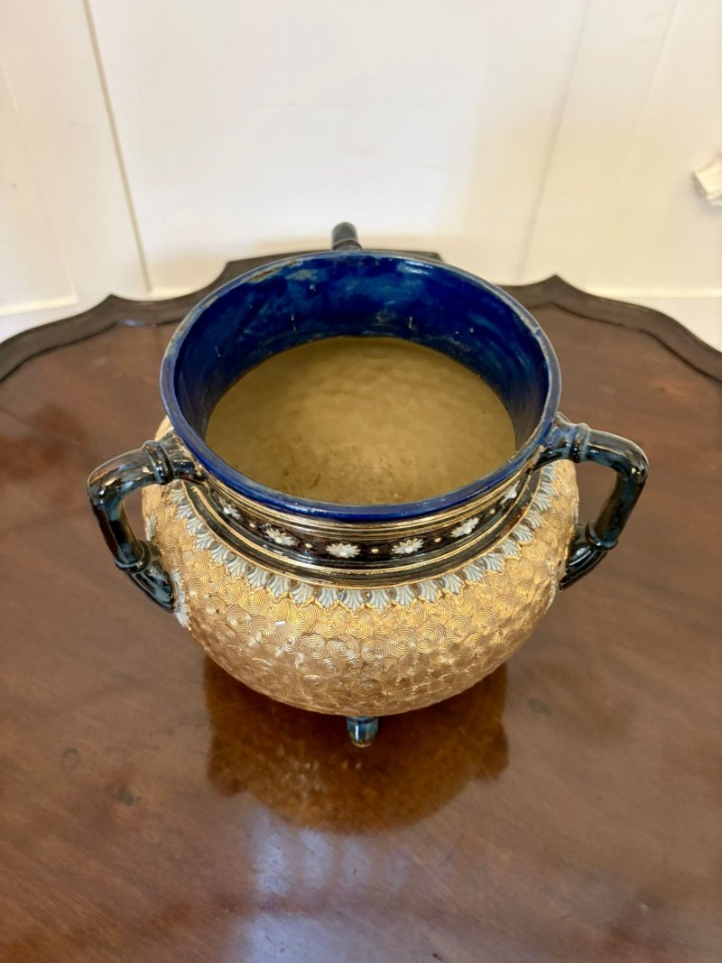 Antique Royal Doulton Slaterware Jardinière